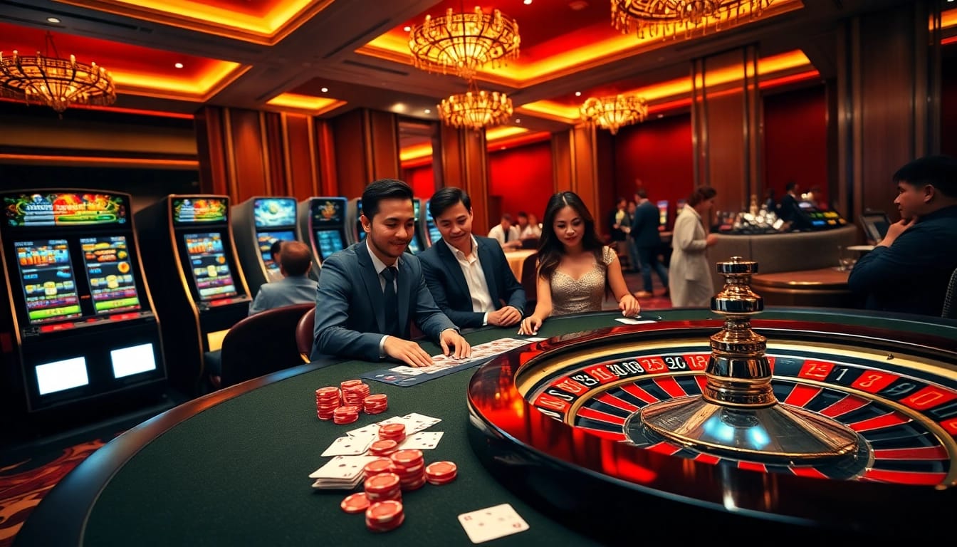 Experience the excitement of dn 88 with vibrant poker chips and captivating slot machines.
