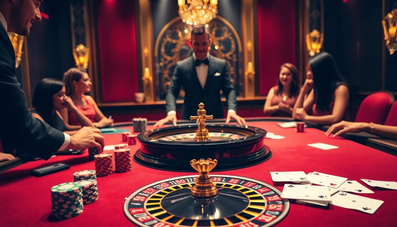 Experience the thrill of poker at the Okking casino table with exciting gameplay.