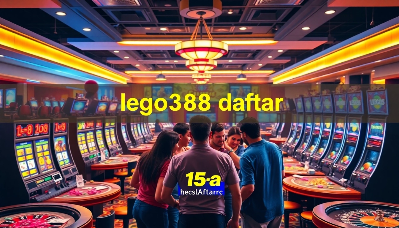 Engage with the thrilling world of lego138 daftar as players celebrate big wins at a vibrant casino.