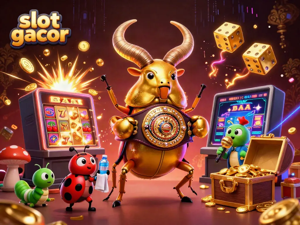 Menggenggam peluang menang dengan slot gacor, pertempuran seru antara karakter lucu dan jackpot yang melimpah.