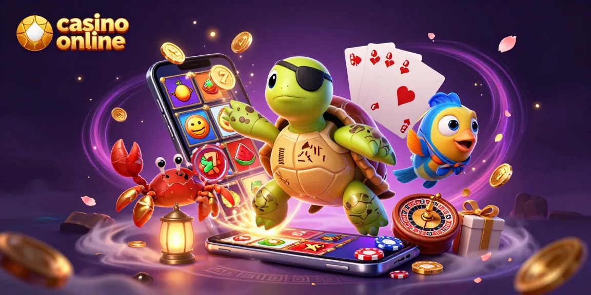 Engage with thrilling casino online action featuring vibrant slot game elements and whimsical characters.