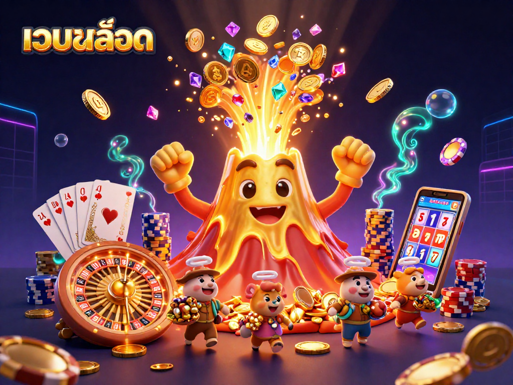 Engage in exciting เว็บสล็อต adventures with dynamic animations and vibrant casino elements.