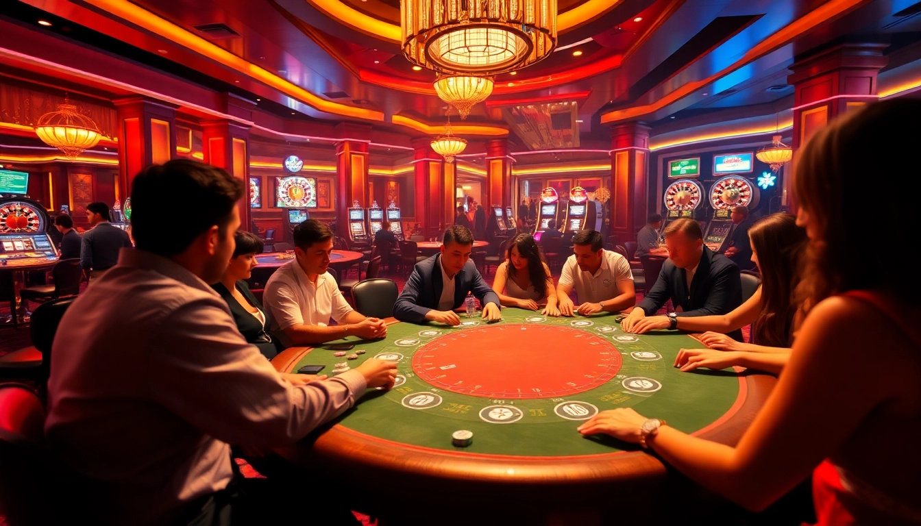 Experience the excitement of C168 GAME with players at a stylish casino table.