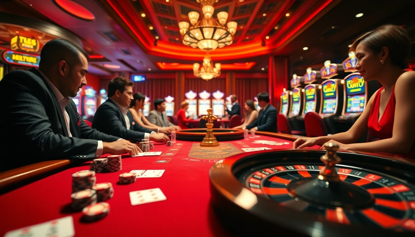 Engage with Ketquaxoso as players enjoy a luxurious casino atmosphere filled with excitement.