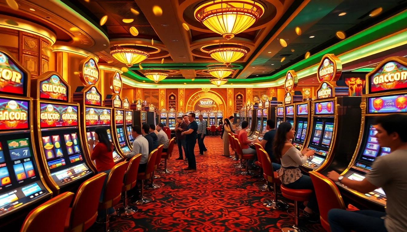 Menikmati kemenangan mendebarkan di area slot gacor di kasino mewah.