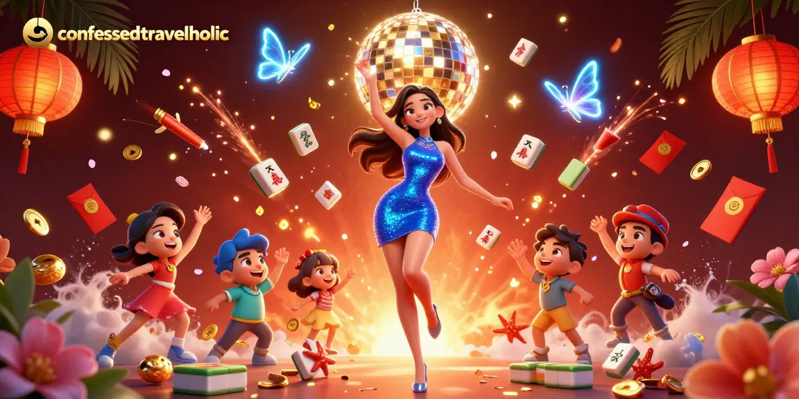 Experience thrilling gameplay at confessedtravelholic as you spin the reels with vibrant casino elements and dazzling characters!