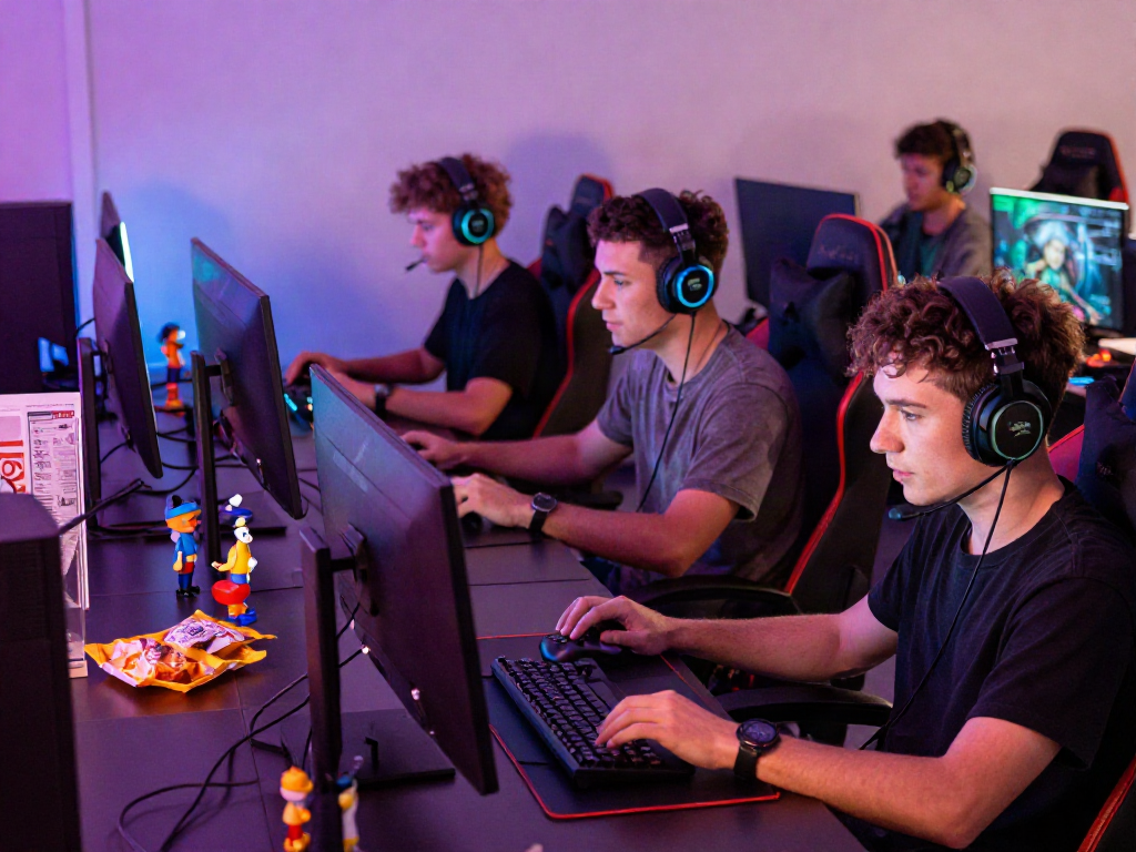 A80 online gaming experience showcasing diverse players engaged in competitive gameplay.