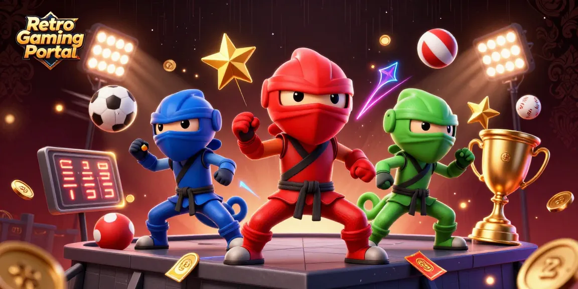 Engage with the Retro Gaming Portal as ninja chameleons showcase thrilling martial arts and casino excitement.