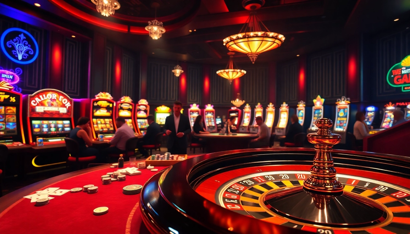 Exciting gaming atmosphere with Pragmatic Play showcasing thrilling casino action and vibrant slot machines.