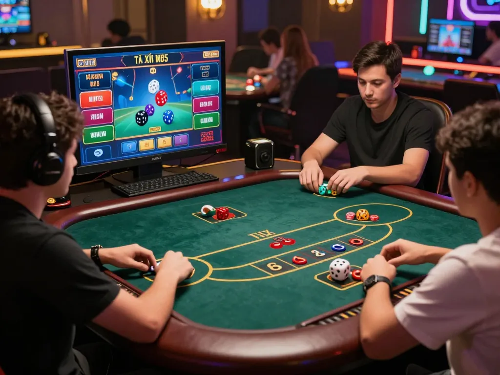 Engaging in Tài Xỉu MD5 on a modern online casino platform, showcasing dynamic gameplay.