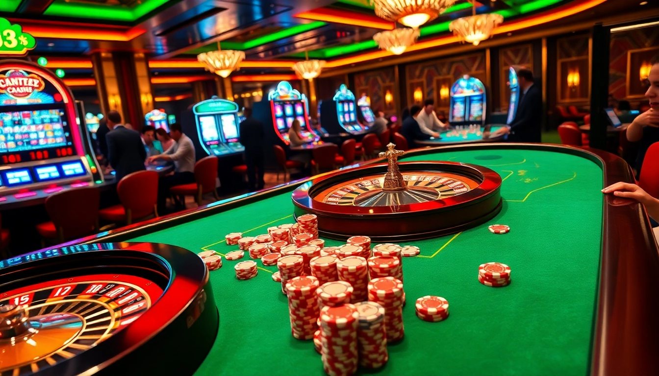 Experience luxury gambling at rr88 com with vibrant slot machines and roulette tables.