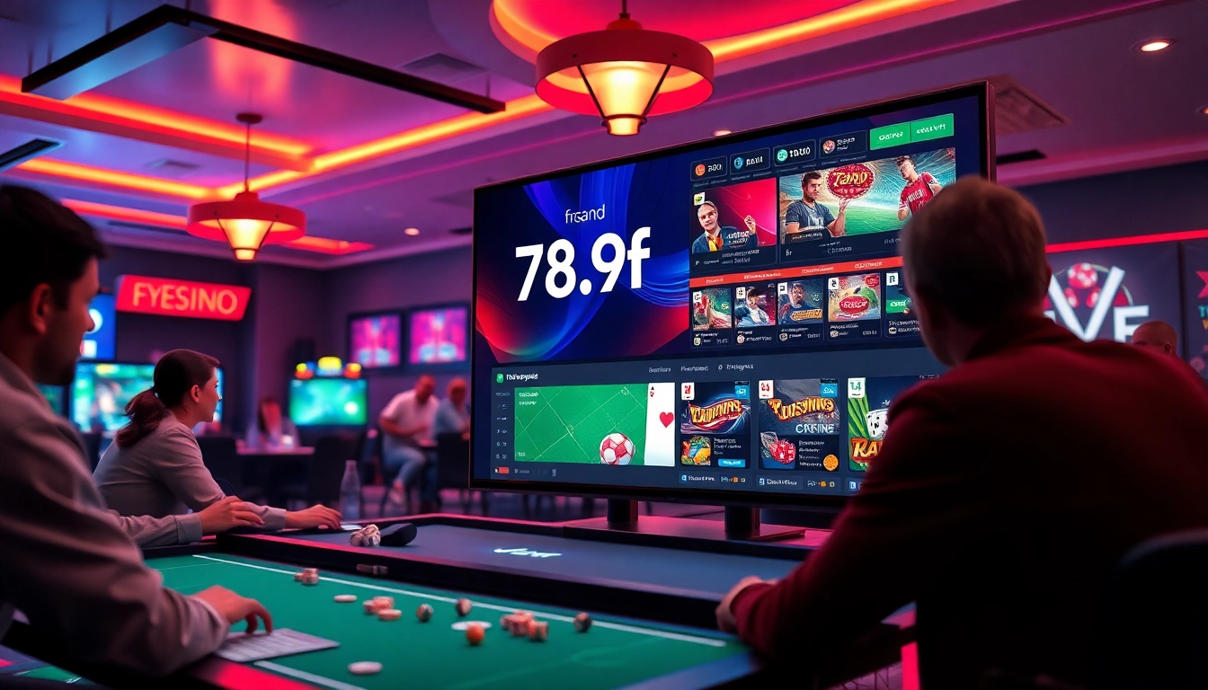 Experience the excitement of online gambling with 789f's vibrant casino interface and enthusiastic players.