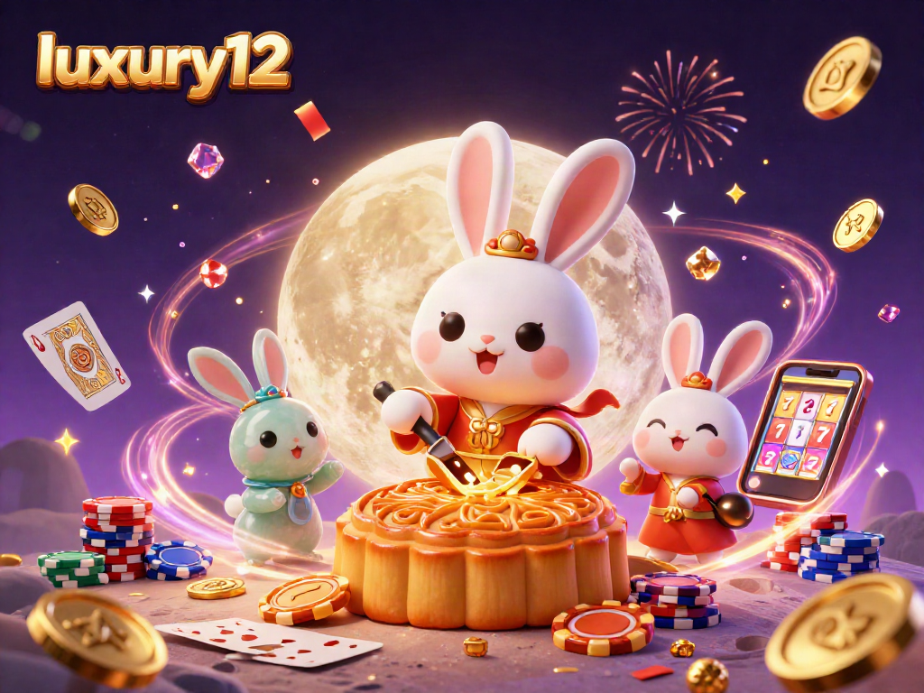 luxury12 memukau dengan kelinci bulan dan permainan kasino, menyebar simbol keberuntungan