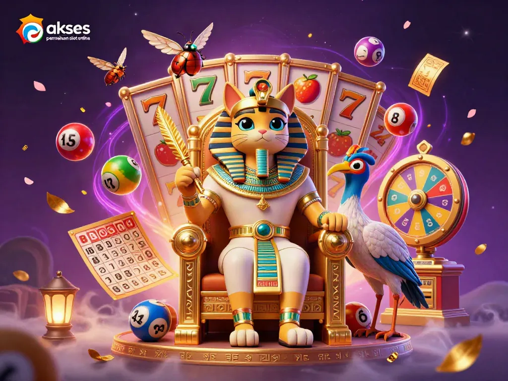 Menyegarkan permainan slot online di kasino dengan karakter kucing firaun, memberikan pengalaman yang menarik dan menguntungkan.