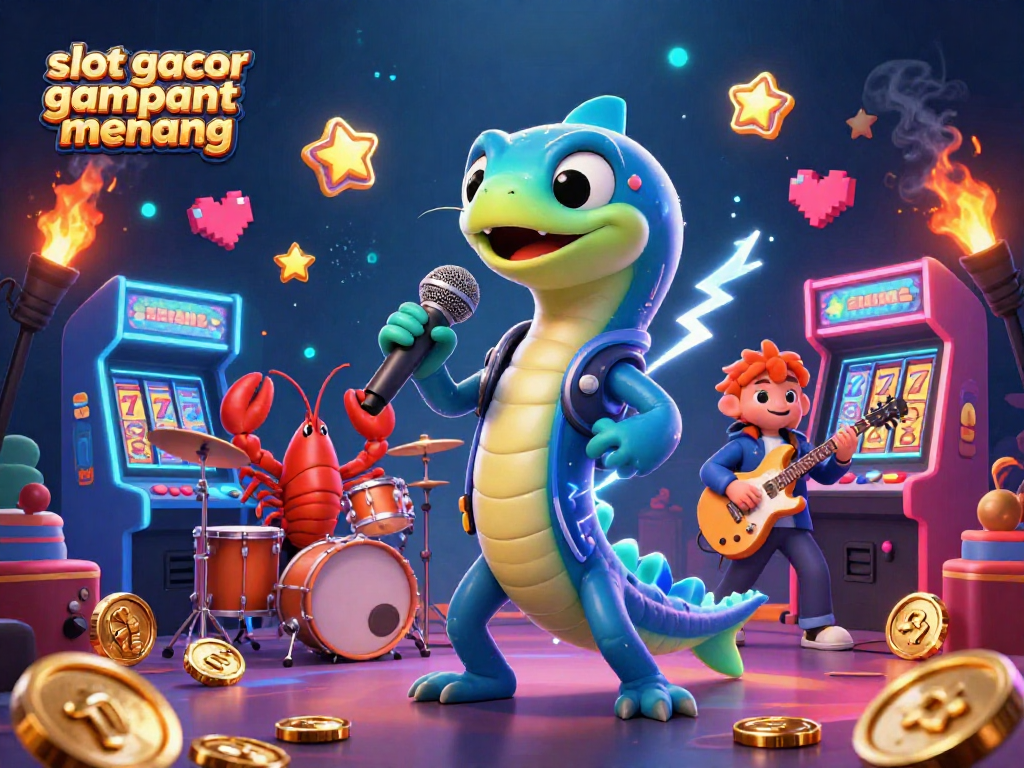 SPin and win at slot gacor gampang menang while enjoying a vibrant underwater casino scene.