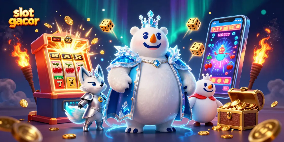 Spin the slot gacor with the thrilling ice king and snow fox amidst a jackpot explosion.