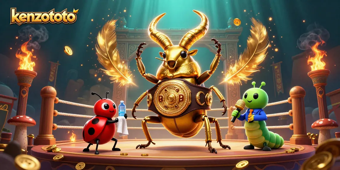 Bet big and win with kenzototo in a vibrant boxing ring scene showcasing vibrant characters and elements.