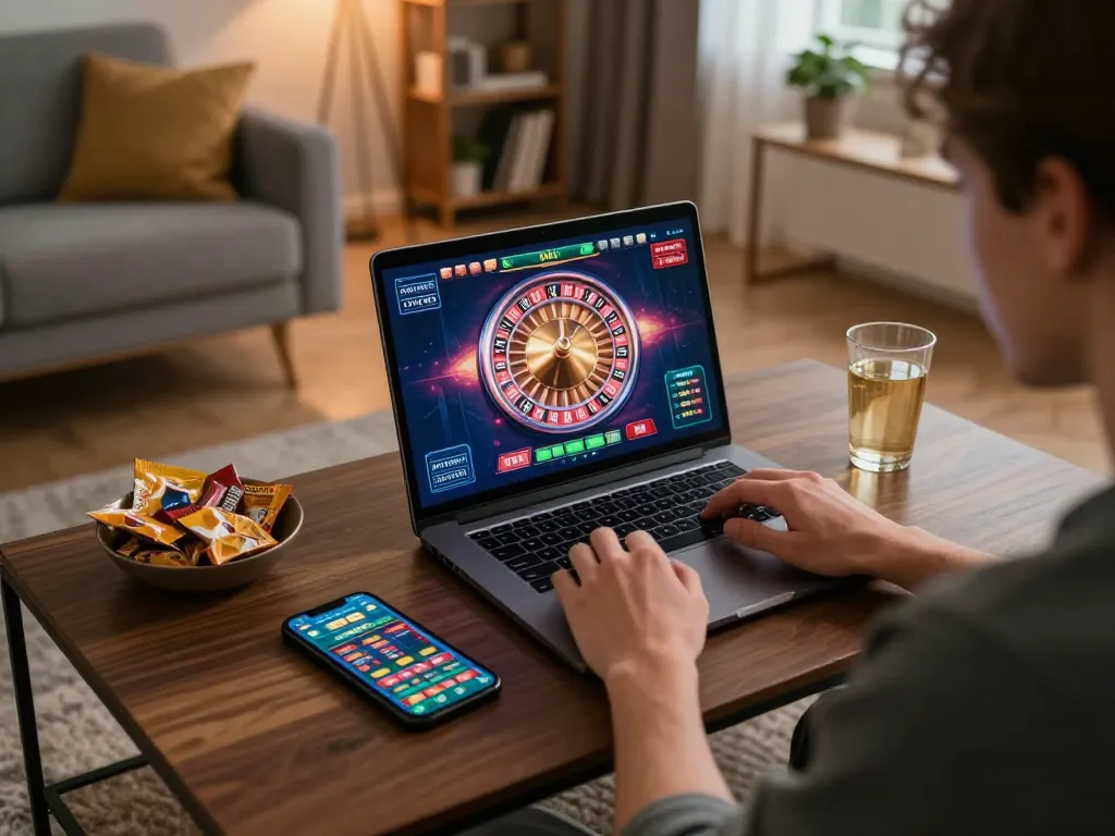 Engaging with a thrilling online roulette game at home on playstation-experience