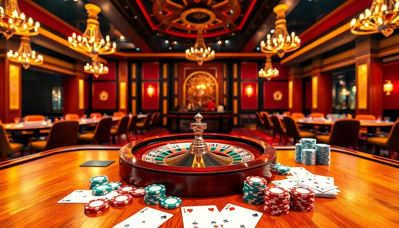 Playing cards and poker chips on a casino table at https://urr88.com/, emphasizing exciting gambling action.