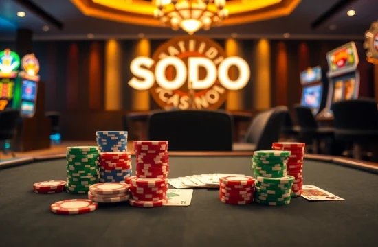 Experience the thrill of betting at SODO CASINO with vibrant tables and exciting games.