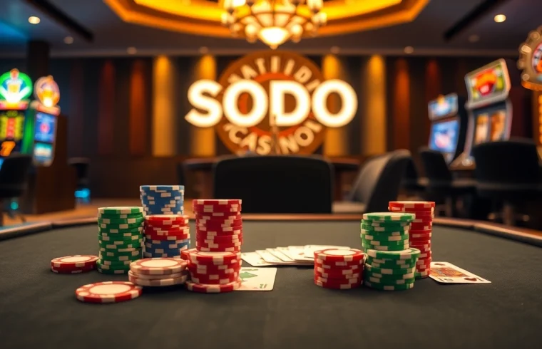 Experience the thrill of betting at SODO CASINO with vibrant tables and exciting games.