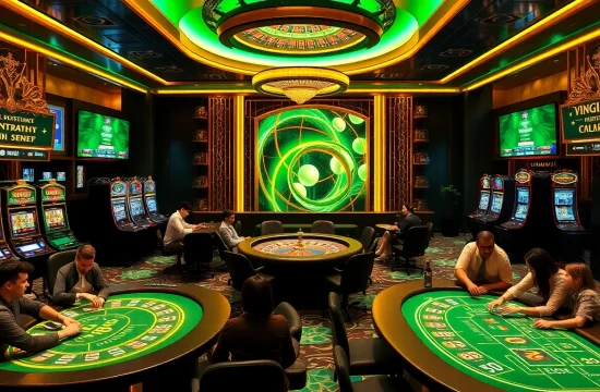 Experience high-stakes gaming at king88 đăng nhập with vibrant casino tables and players in action.