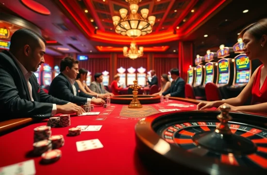 Engage with Ketquaxoso as players enjoy a luxurious casino atmosphere filled with excitement.