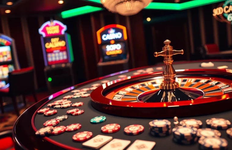 Experience the thrill of spinning the roulette wheel at SODO CASINO 66 with luxurious casino ambiance.