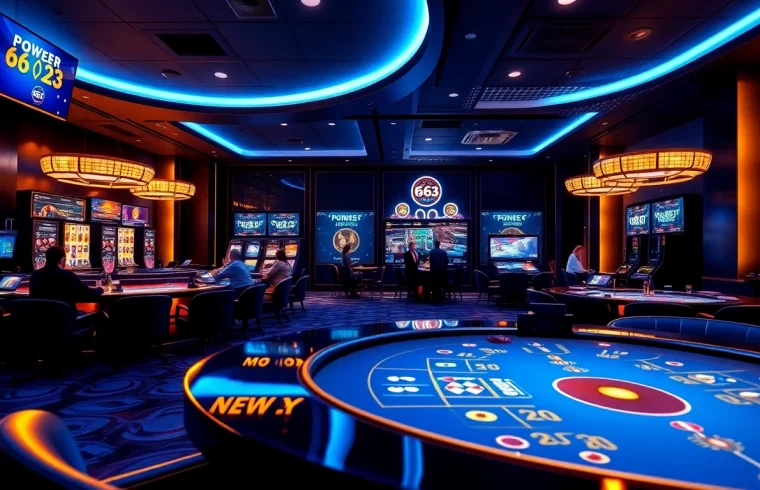 Engaging online gaming scene at 66 23 showcasing casino excitement with elegant design.