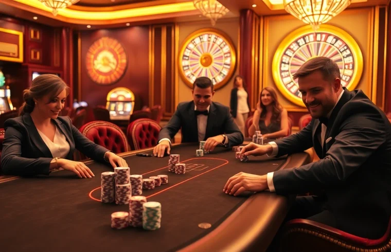 Players engaged at rr 88 poker table, showcasing excitement and high stakes.