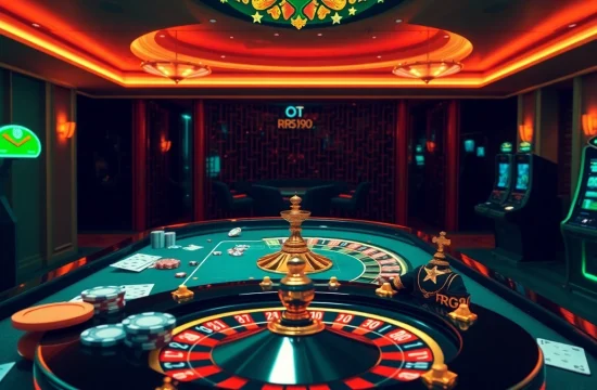 Experience the excitement of gaming at Trang chủ RR99 with vibrant casino visuals.