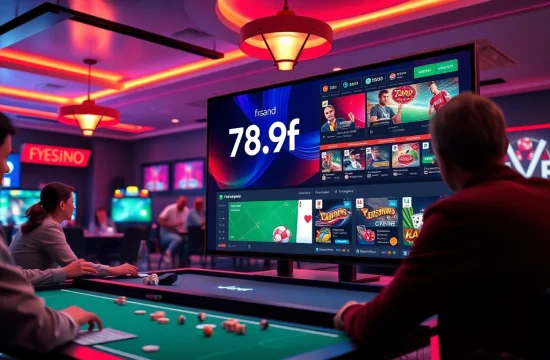 Experience the excitement of online gambling with 789f's vibrant casino interface and enthusiastic players.